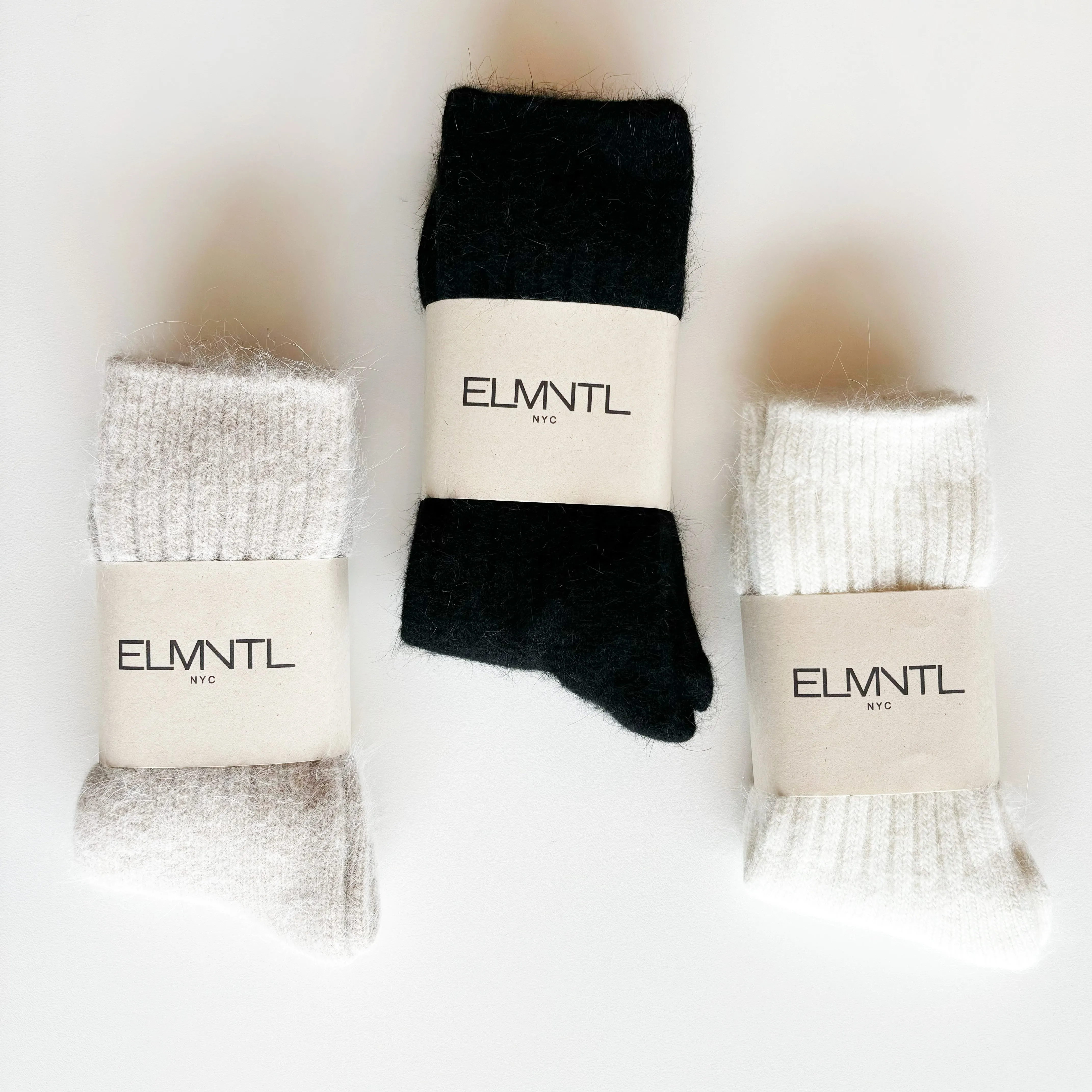 Angora Wool Blend Socks