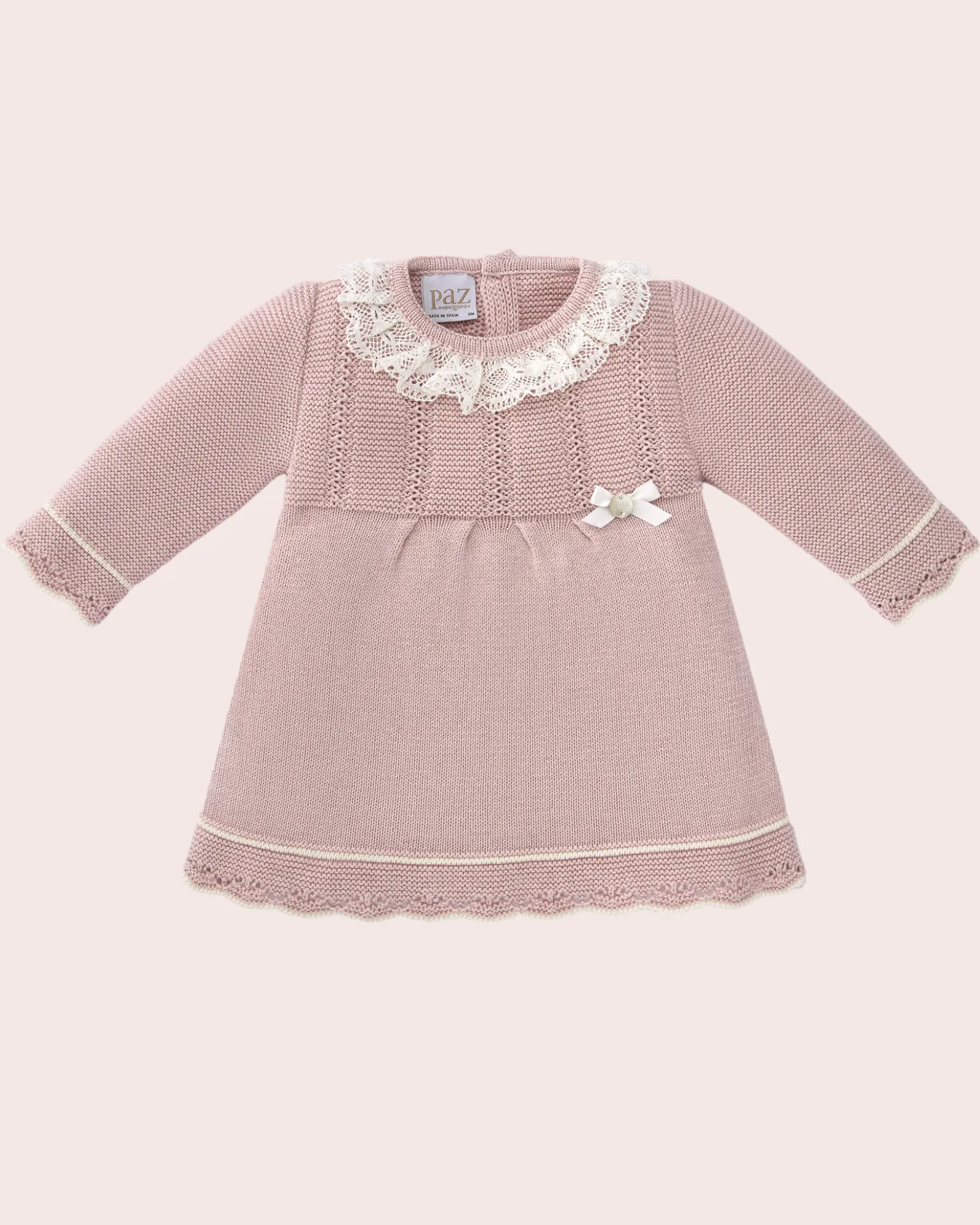 BABY GIRLS CLOTHES NEWBORN "MIMOS" COTTON CASHMERE DRESS
