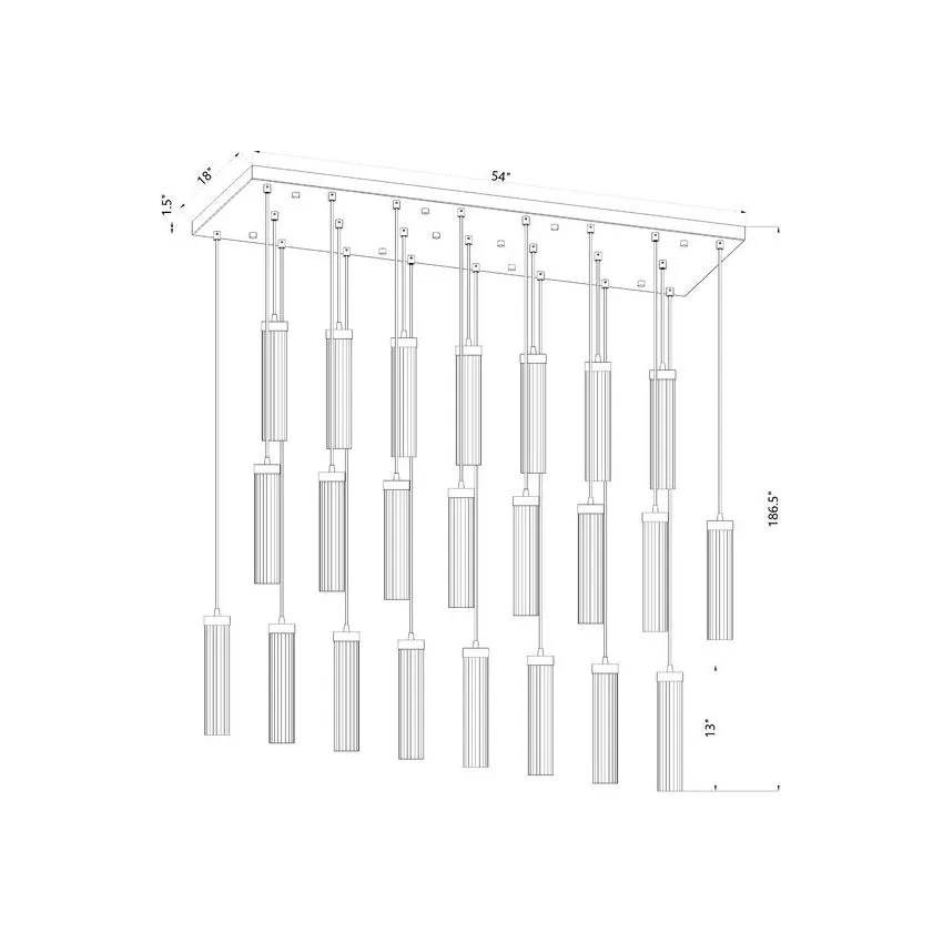 Beau 23-Light Chandelier