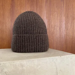 Brown Wool Beanie