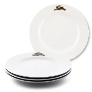 Bunny / Rabbit Melamine Lunch Plates - Set of 4