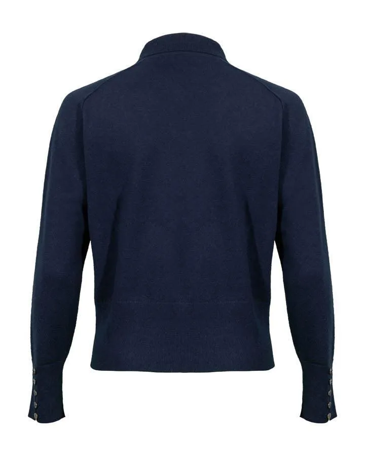 Cashmere Point Collar Pullover