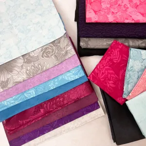 Coordinated Stash Builder Bundle - Neptune - various fabrics 16 yards total