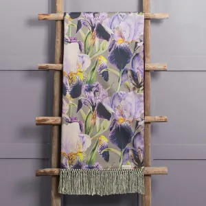 Elva Printed Throw Damson