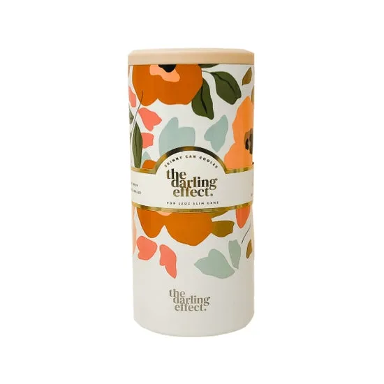 Floral Skinny Can Cooler ~ Various Styles