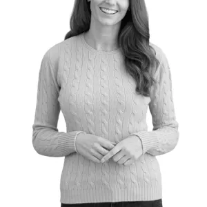 Girocollo in Cashmere (2 Ply) - CANDICE CREW NECK