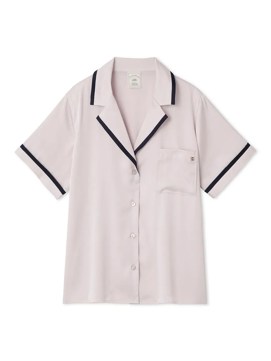 Lined Satin Sleep Shirt
