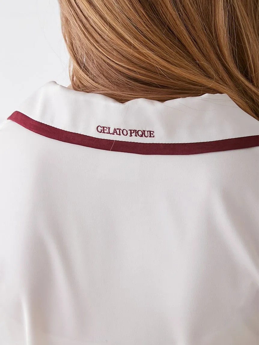 Lined Satin Sleep Shirt