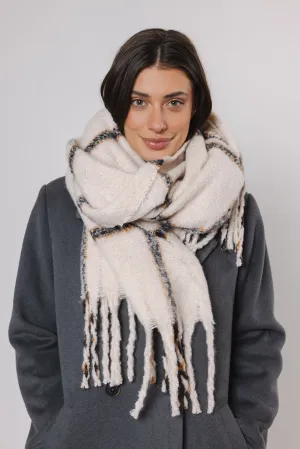 Malika Scarf - Birch Check
