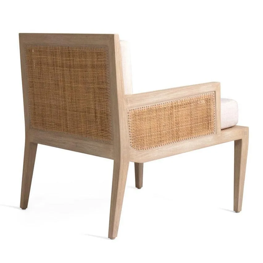 Modern Natural Cane Lounge Chair