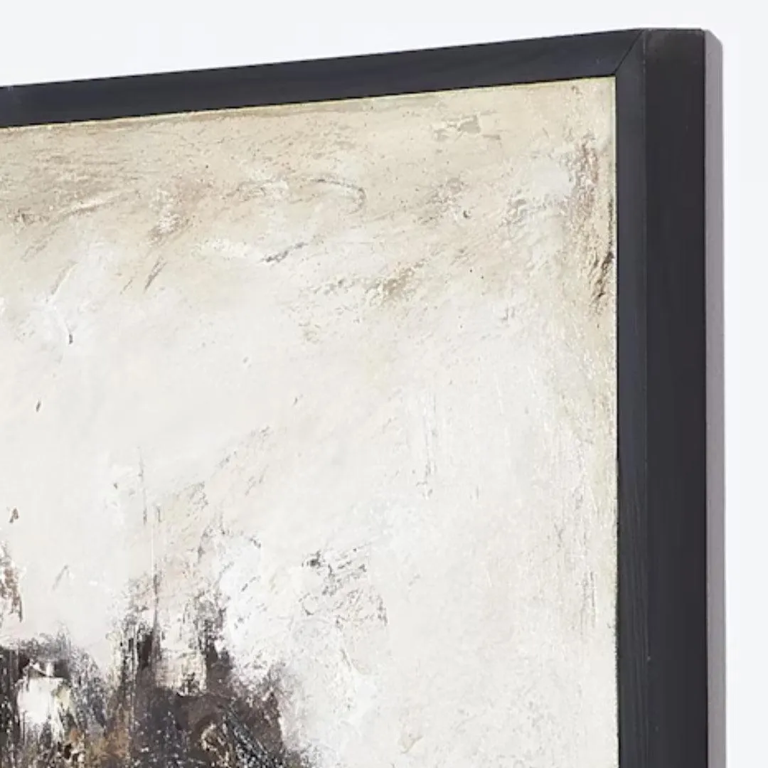 Oil Paint Abstract Perched Canvas Wall Art