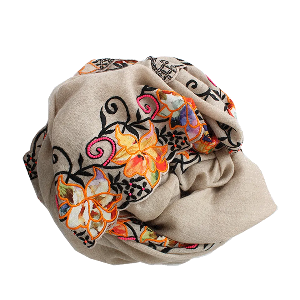 Printed Floral Shawl