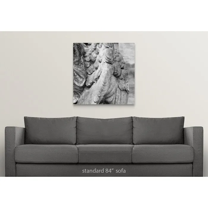 "Close up of wing of statue, Germany." Canvas Wall Art