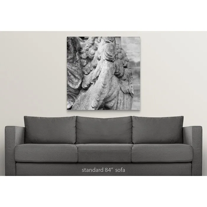 "Close up of wing of statue, Germany." Canvas Wall Art