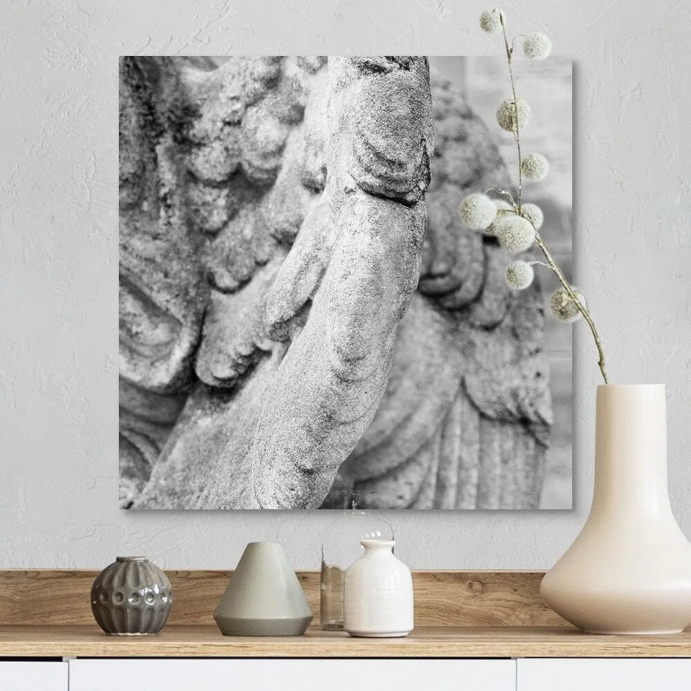 "Close up of wing of statue, Germany." Canvas Wall Art