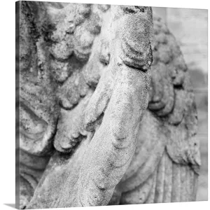 "Close up of wing of statue, Germany." Canvas Wall Art