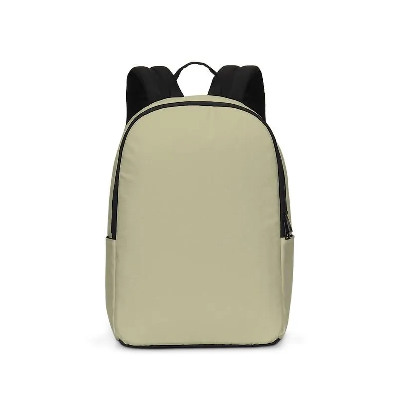Shaded Pale Pastel Yellow Gray Waterproof Backpack | C0M0Y30K30