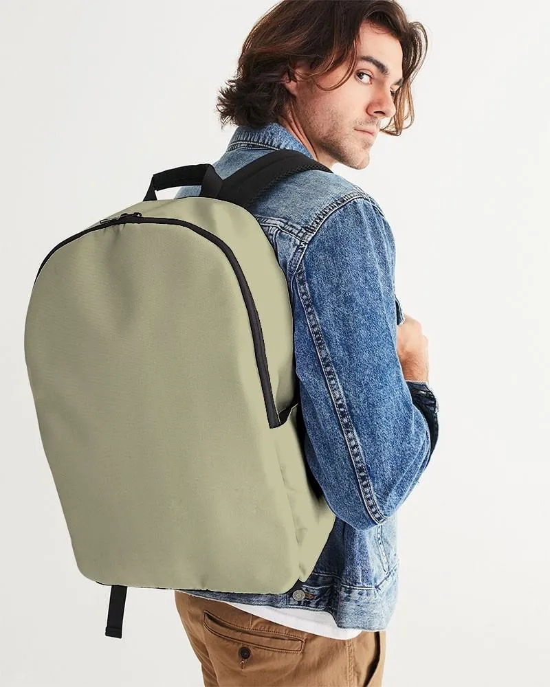 Shaded Pale Pastel Yellow Gray Waterproof Backpack | C0M0Y30K30