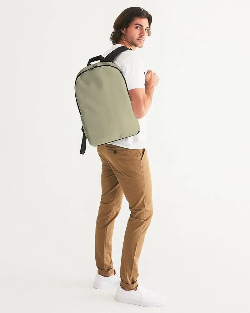 Shaded Pale Pastel Yellow Gray Waterproof Backpack | C0M0Y30K30