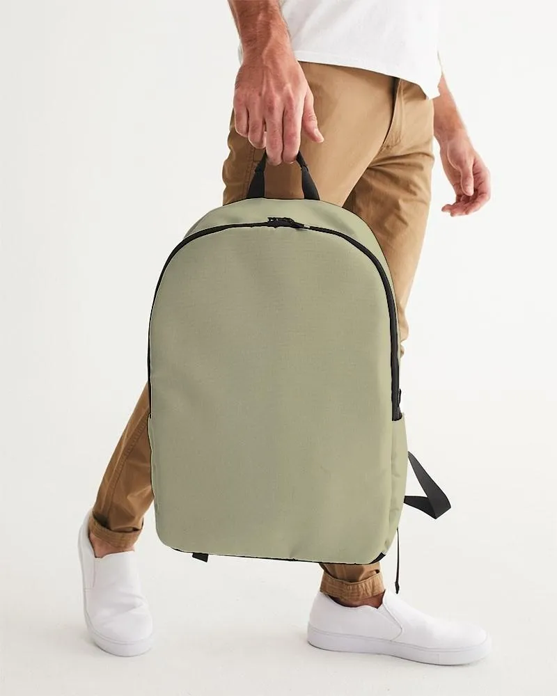Shaded Pale Pastel Yellow Gray Waterproof Backpack | C0M0Y30K30