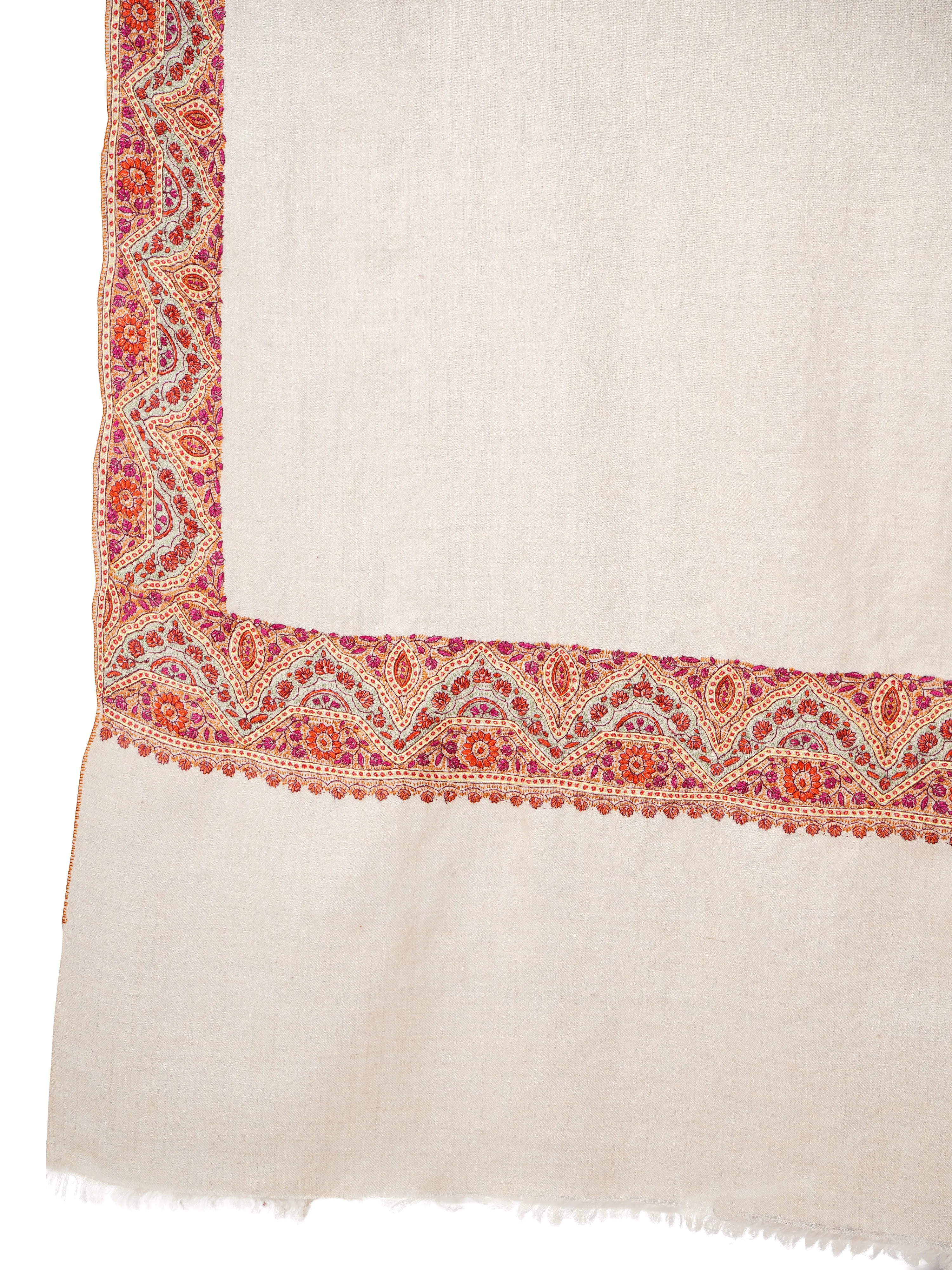 Stylish Pashmina Shawl – Wrap Yourself in Luxury - Off White