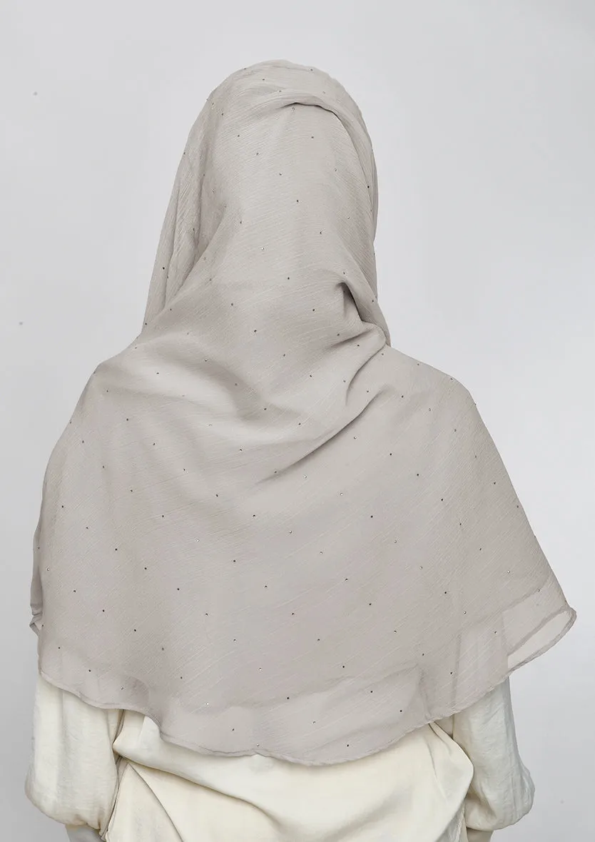 White Sand Crystals - Crinkled Chiffon