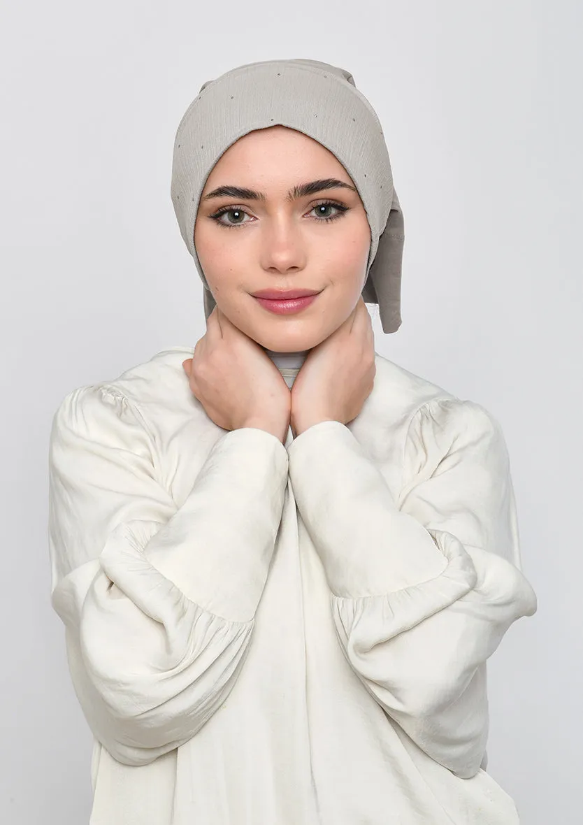 White Sand Crystals - Crinkled Chiffon