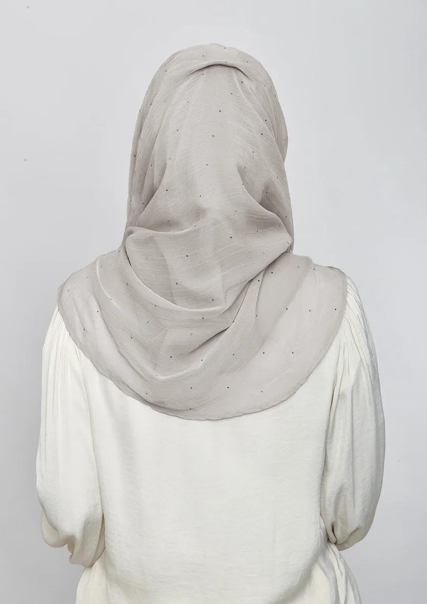 White Sand Crystals - Crinkled Chiffon