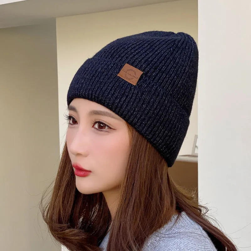 Winter Fashion Knitted Hat Warm Comfortable Genderless Classic Knitted Hat