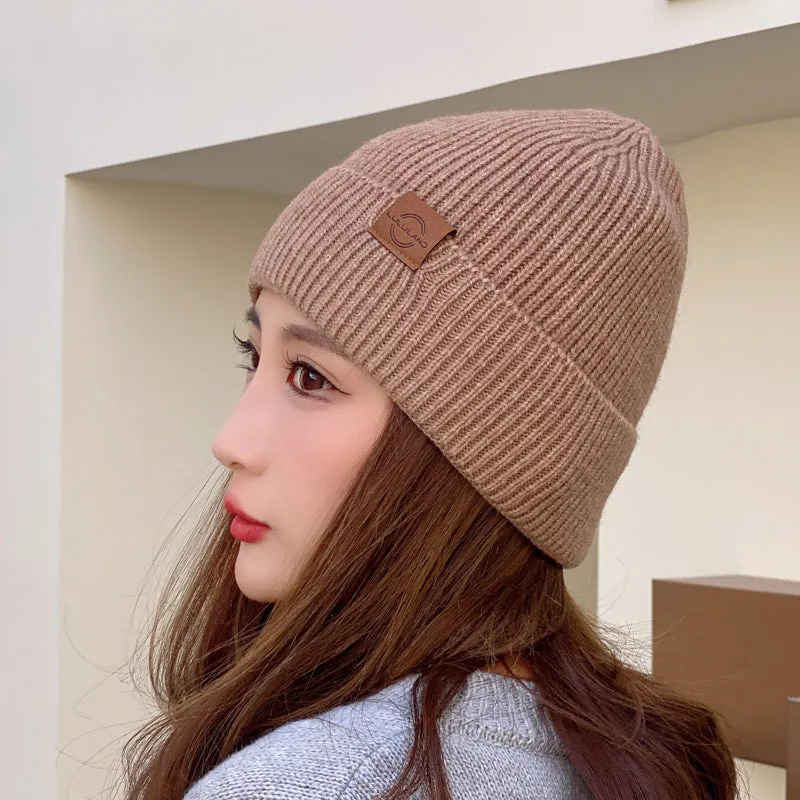 Winter Fashion Knitted Hat Warm Comfortable Genderless Classic Knitted Hat