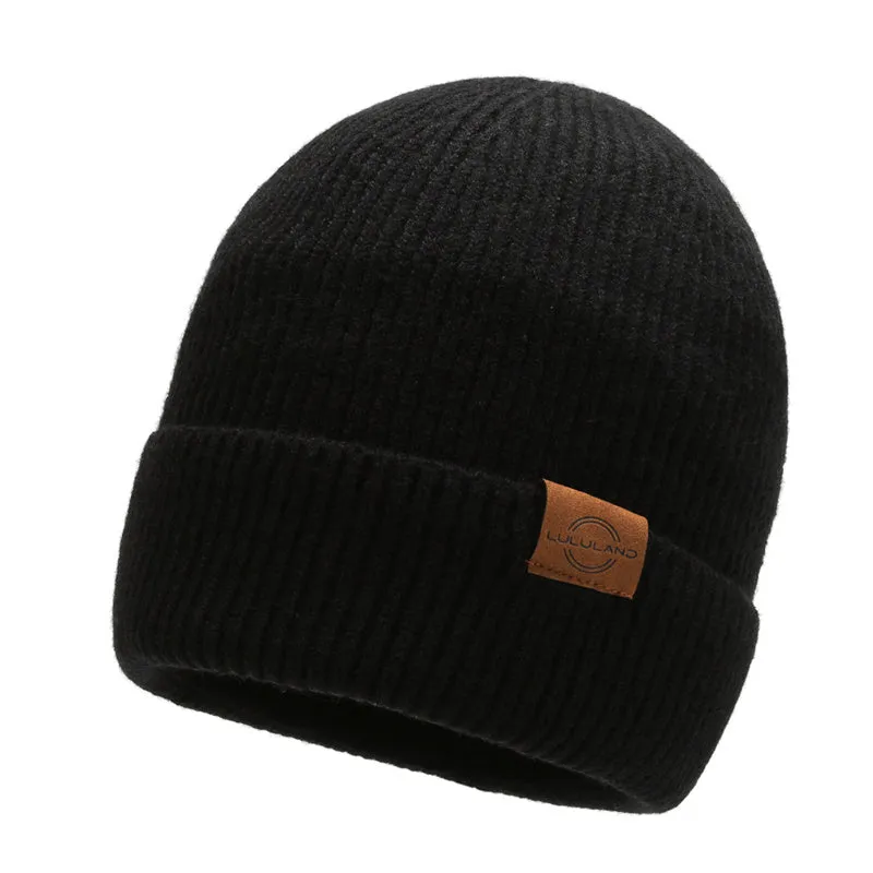 Winter Fashion Knitted Hat Warm Comfortable Genderless Classic Knitted Hat