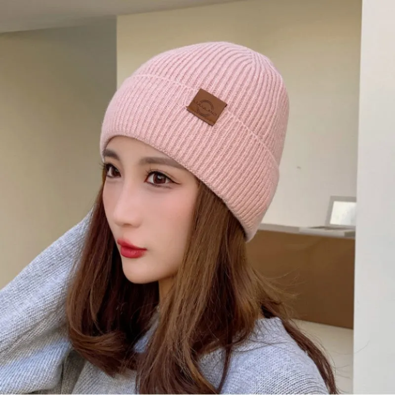 Winter Fashion Knitted Hat Warm Comfortable Genderless Classic Knitted Hat