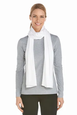 Women's Bhakti Sun Shawl  |  White